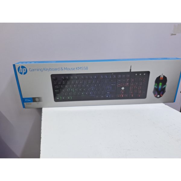 Wired RGB backlit Keyboad  and Mouse Gaming   Combo  HP KM 558