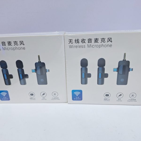3 in 1 Professional wireless lavelier Microphone for iphone, ipad, android and smart  phone
