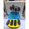 High quality 2.4GHZ wireless double microphone for iphone and type C smart phone 2 Receivers and 2 microphone and charging Pod