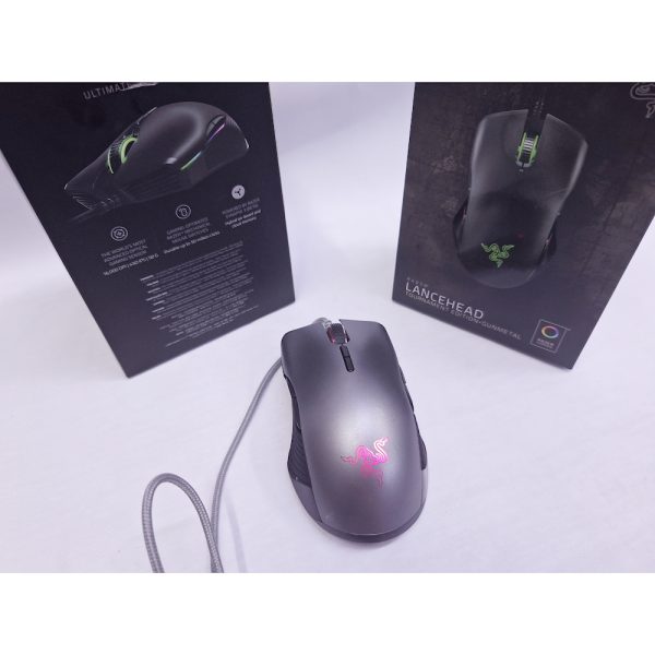 Lancehead RAZER Gameing Mouse with 9 Keys brainded 2 meters cable