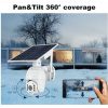 PTZ Single Lens  Solar Outdoor 4G Camera