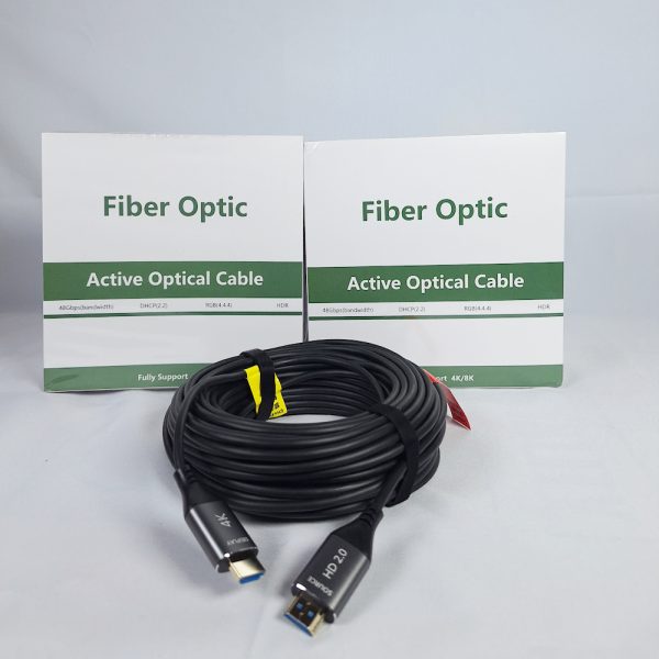 4K HDMI to HDMI cable over active fiber optic length 20M