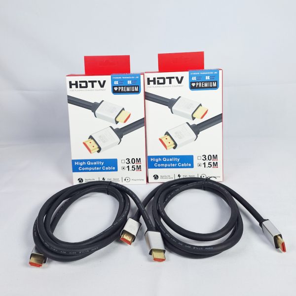 4k Rubber coated Gold Plated Hdmi  cable 1.5m