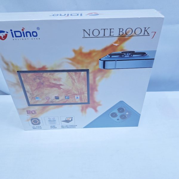 Idino Note 7 5G 10 inch table Ram 8gb storage 512gb Includes Keyboard mouse earpod and free smart watch