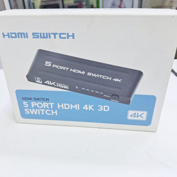 Powered 5 to 1 hdmi switch 5 input 1 output with remote