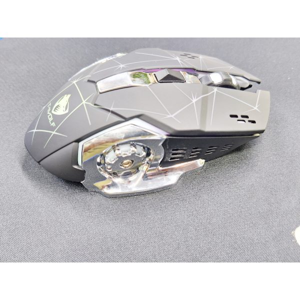 T Wolf Wireless hard body 6 Keys Rechargeable Gaming Mouse