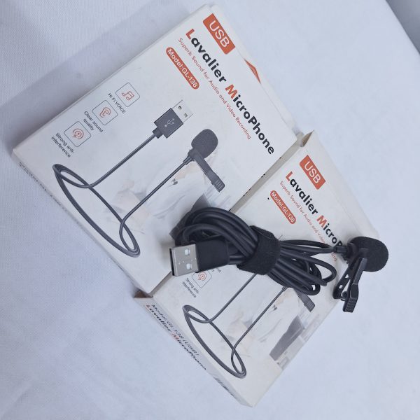 USB A lapel laveriel microphone unidirectional