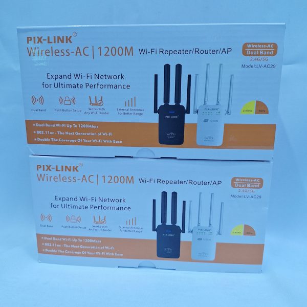 1200 MBPS Dual band pixlink Wireless N Wifi repeater, router, AP extender 2.4GHZ and 5GHZ