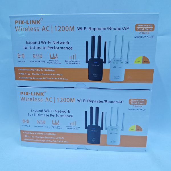 1200 MBPS Dual band pixlink Wireless N Wifi repeater, router, AP extender 2.4GHZ and 5GHZ