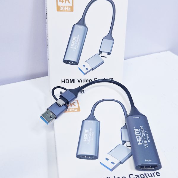 2 in 1 USB A and USB Type C high speed capture card