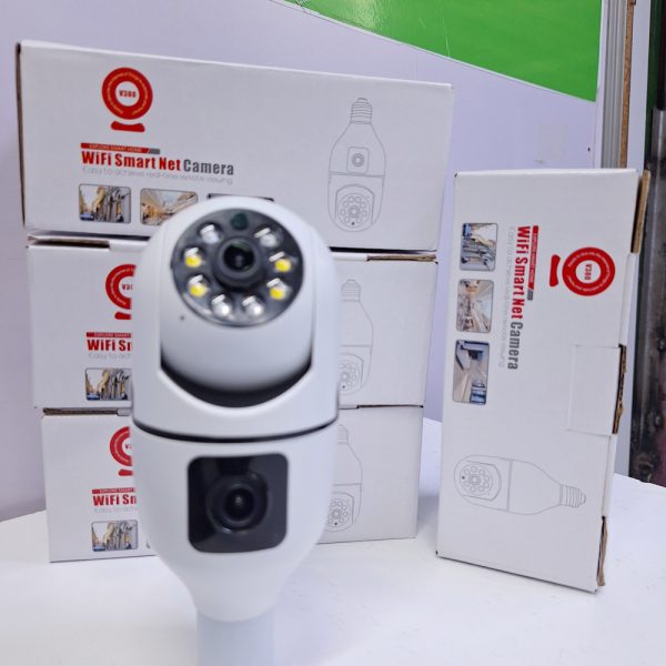 V380 Pro 2 way audio remote  view  surveillance PTZ  bulb wifi camera