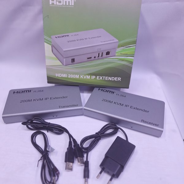 200M KVM hdmi & Usb extender 4K quality