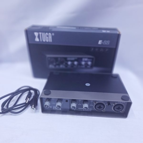 XTUGA E22 USB AUDIO INTERFACE WITH XLR MIC TRUE STEREO FOR PRO TOOLS