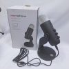 large diaphgram usb condenser studio microphone with tripod stand & voice , Echo, mute  knob and jack port