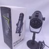 large diaphgram usb & XLR  condenser studio microphone with tripod stand & voice , Echo, mute  knob and jack port