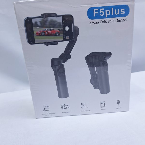 F5 Plus Stabilizer Gimbal 3-Axis Smartphone Action Gopro Camera PTZ Handheld Stabilizer Cellphone for Phone