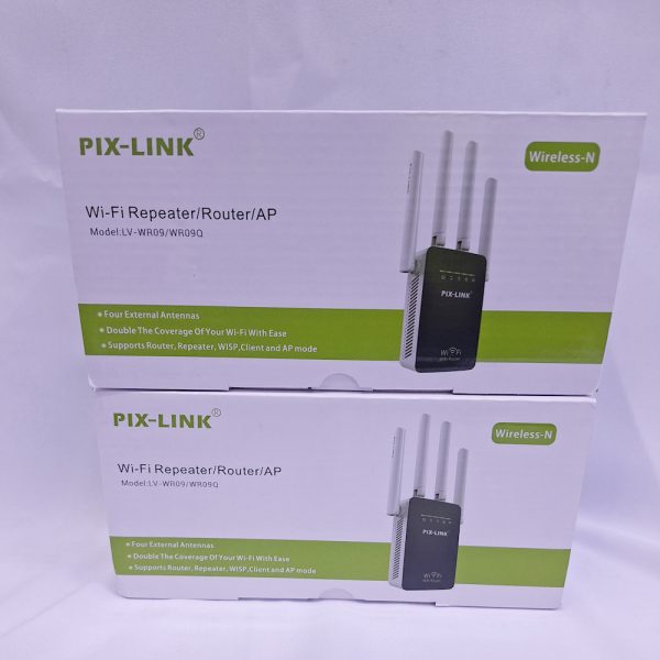 300MBPS Pixlink 4 antenna Wireless N Wifi repeater ROUTER, AP MODES extender