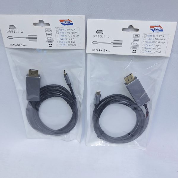 4K 60HZ Type C to display port cable 1.8M