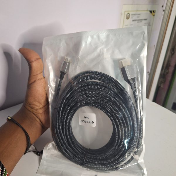 4K shielded micro hdmi to hdmi cabe 10m