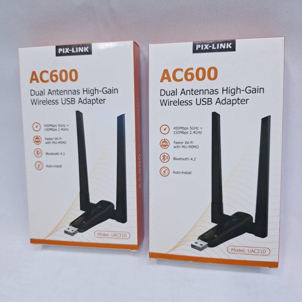 AC 600 Pixlink dual band usb wifi and bluetooh  dongle 2.4GHZ and 5GHZ