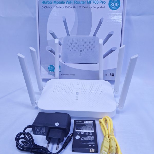 High speed 4G universal simcard router 32 users with backup battery supports safaricom airtel telkom