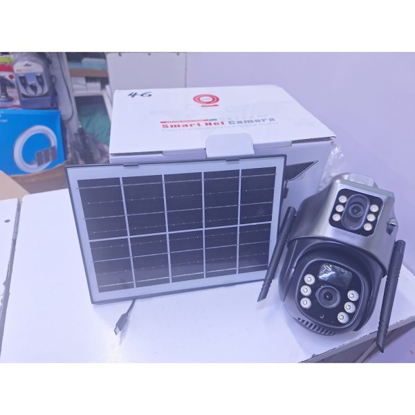 V380 ProSolar Dual lens 2 cameras V380 Pro 4G  outdoor waterproof 2 way audio  PTZ backup battery ,motion detection CCTV security camera
